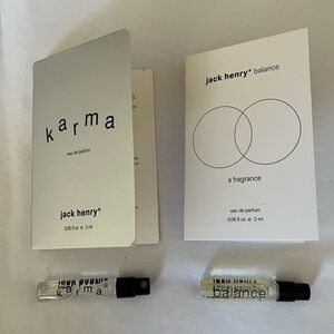 Jack Henry Karma and Balance Eau de Parfum Set lot of 4
